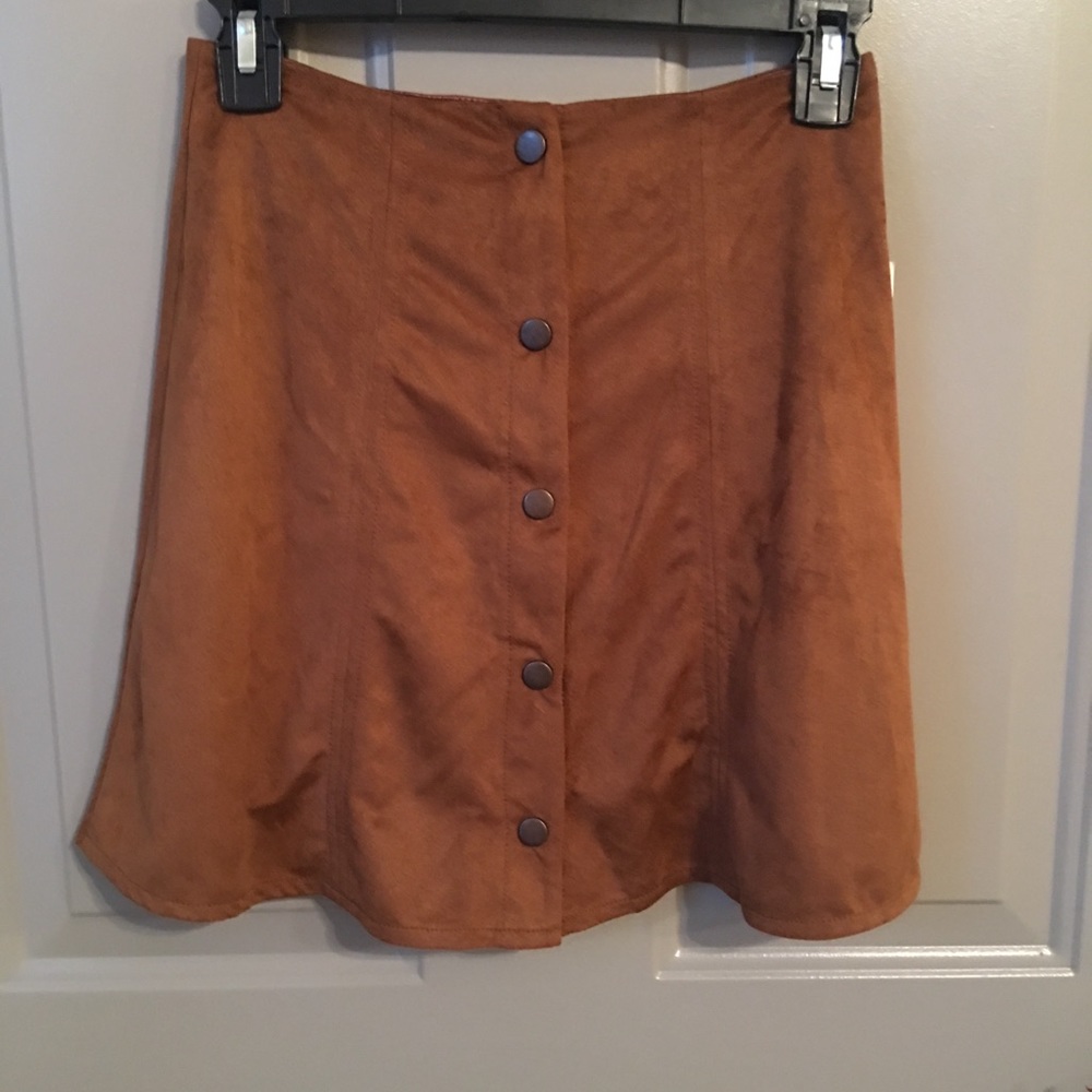 Girl's Faux Suede Skirt